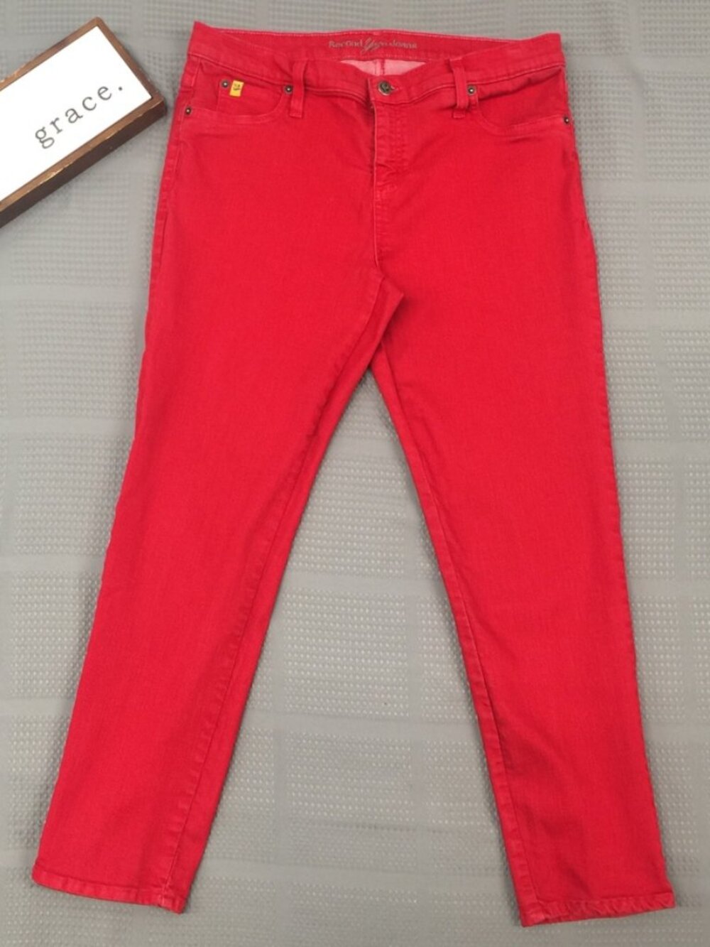 Second Yoga Jeans in red, Size 31